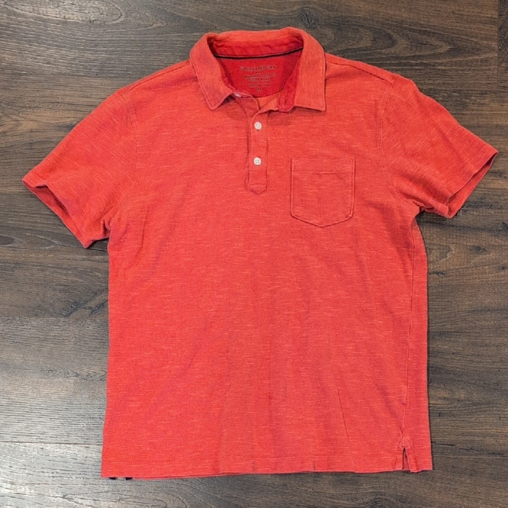 Banana Republic Men's Coral Polo Shirt
